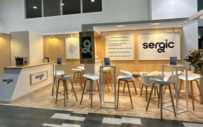 Nouvelle conception et réalisation du stand de la société SERGIC pour le salon SIMI à Paris